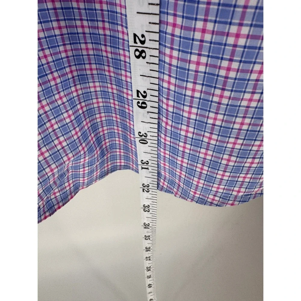 Polo Ralph Lauren Button Down Shirt‎ Mens XXL Blue Pink Plaid